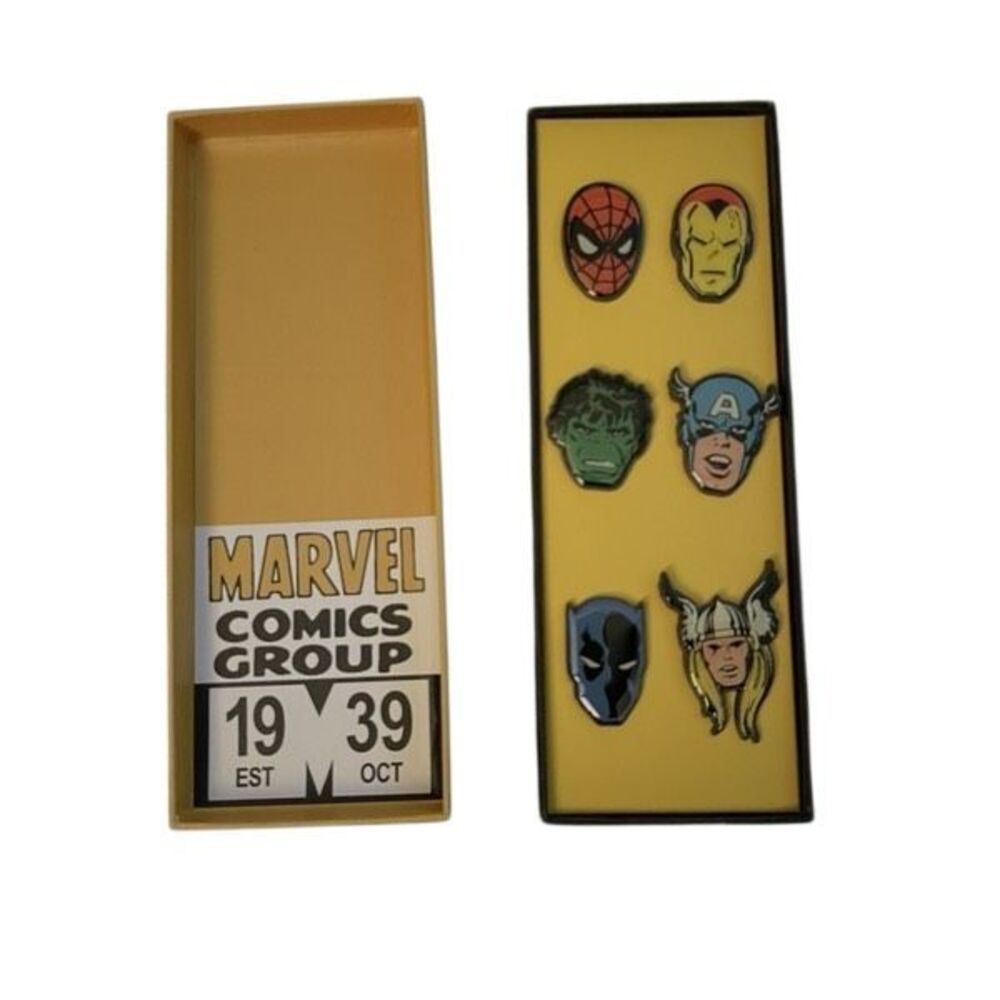 Marvel 80th Anniversary Pin Set (6 pinbacks)